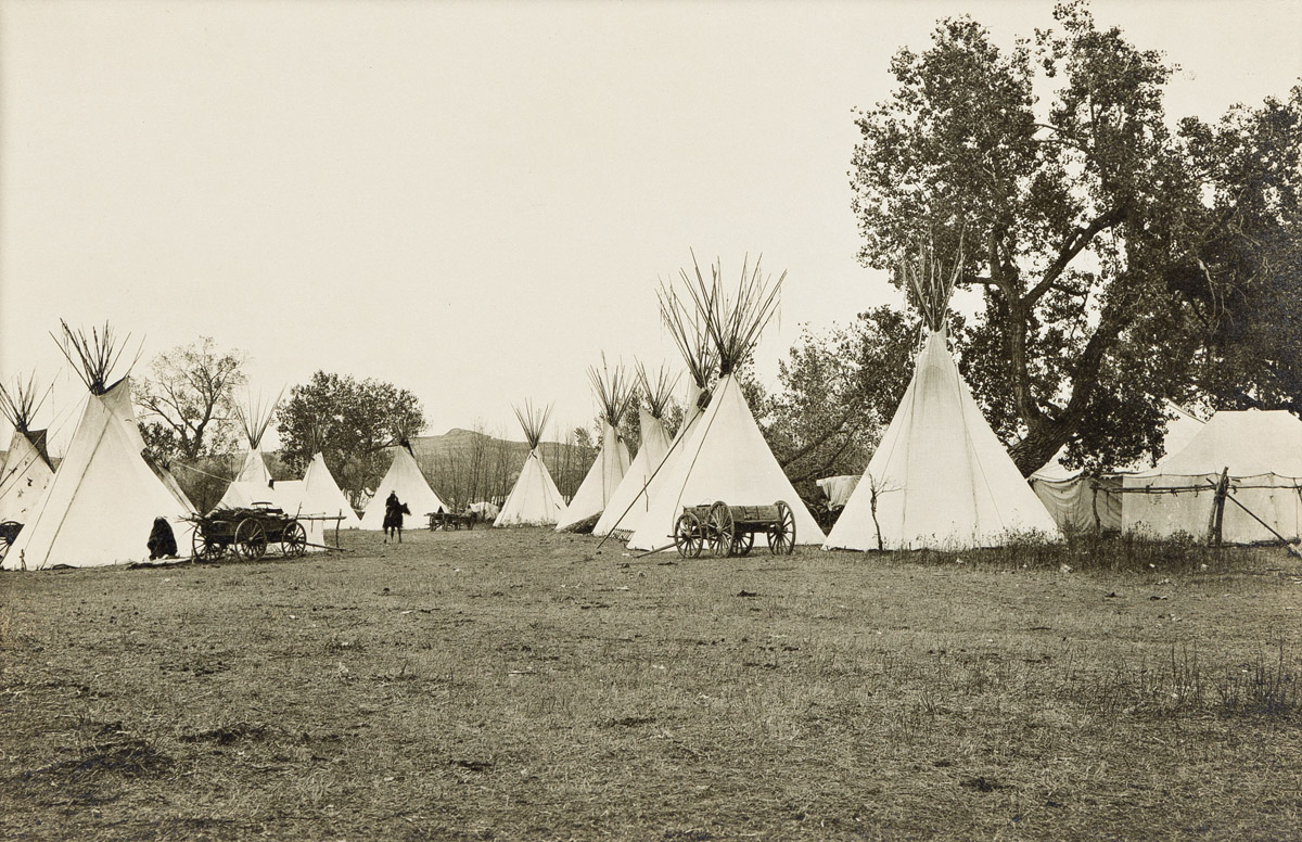 (AMERICAN INDIANS--PHOTOGRAPHS.) Group of 11 photographs.